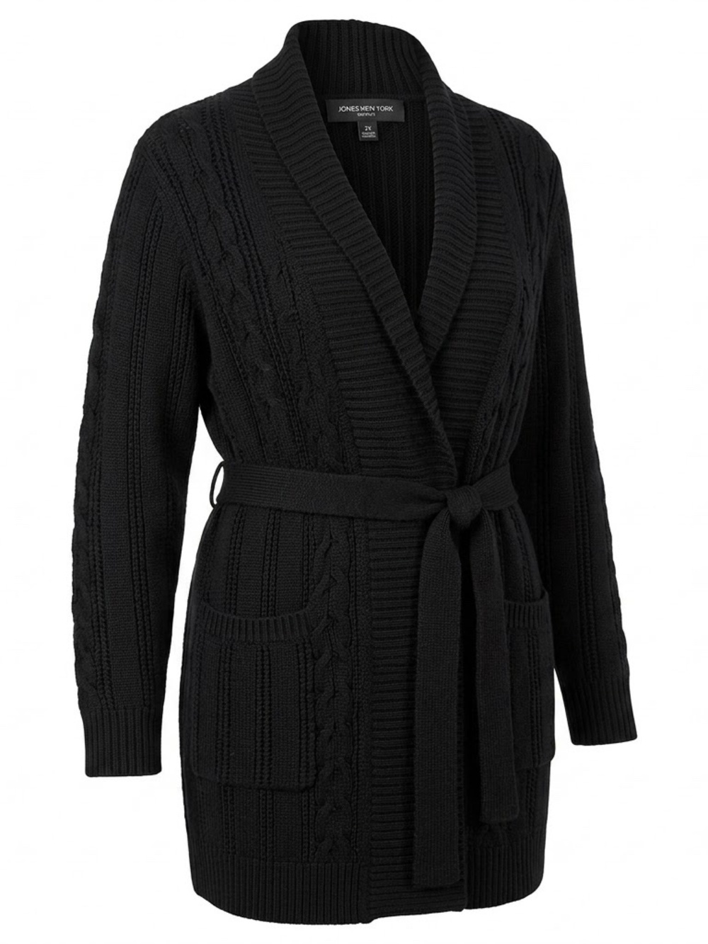 Jones NeW York Collection 100% merino wool open front cardigan/sweater size 2X.